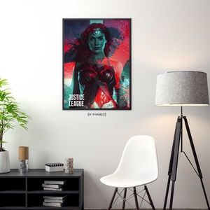 Wonder Woman Poster Justice League Art (18x24)